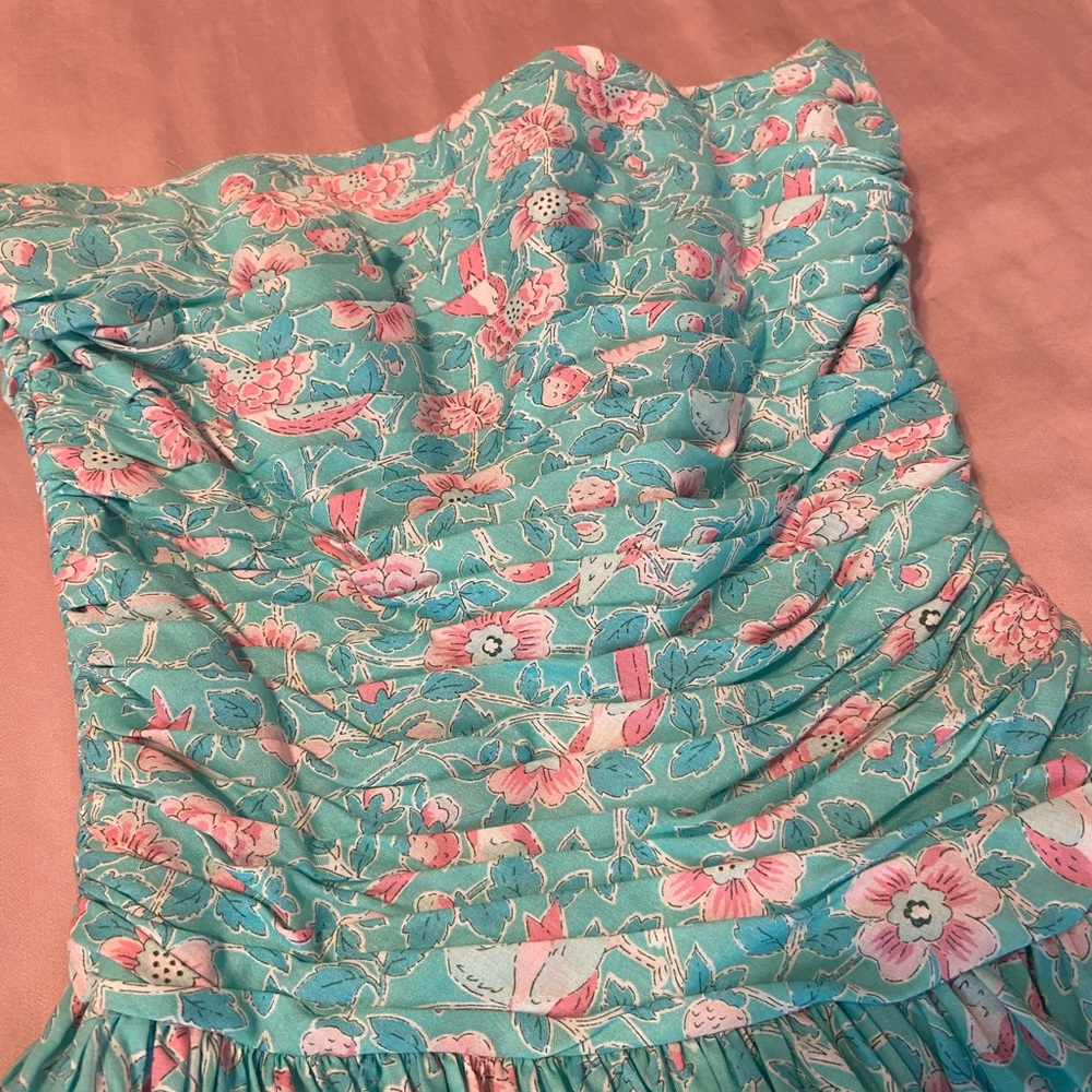 Pretty Vintage Strapless Dress - Picture 5 of 9
